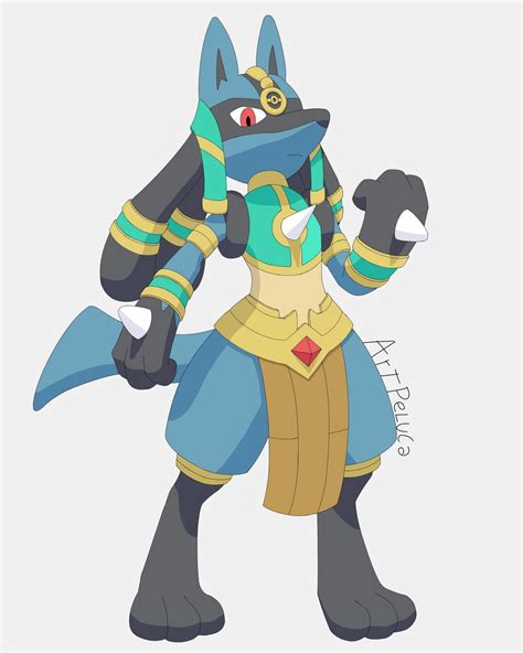 Lucario Fanart Made By Me Rfurry