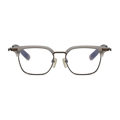 Browline Titanium Acetate Eyeglass Frames Titanium Optix