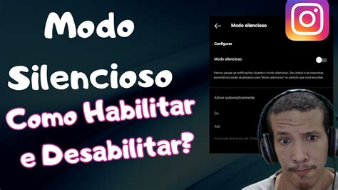 Como Habilitar E Desativar O Modo Silencioso No Instagram Youtube