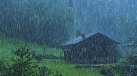 Rain Sounds For Sleeping Sound Of Heavy Rainstorm And Thunder In The