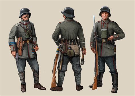 Artstation Ww1 German Infantry