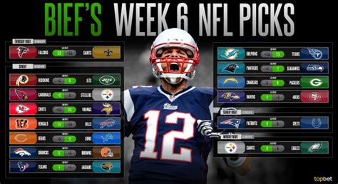 2015 Nfl Week 6 Predictions Picks And Preview