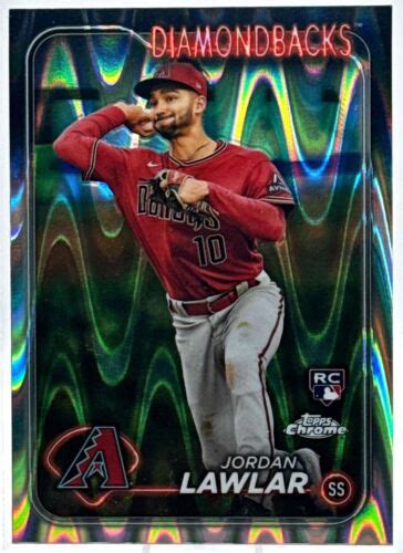 Topps Chrome Raywave Refractor Jordan Lawlar Rc Ebay