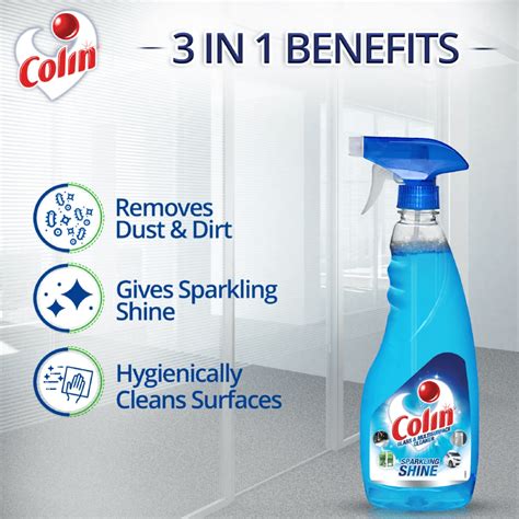 Colin Glass Cleaner Spray Ml In Household Cleaning Mobioshop