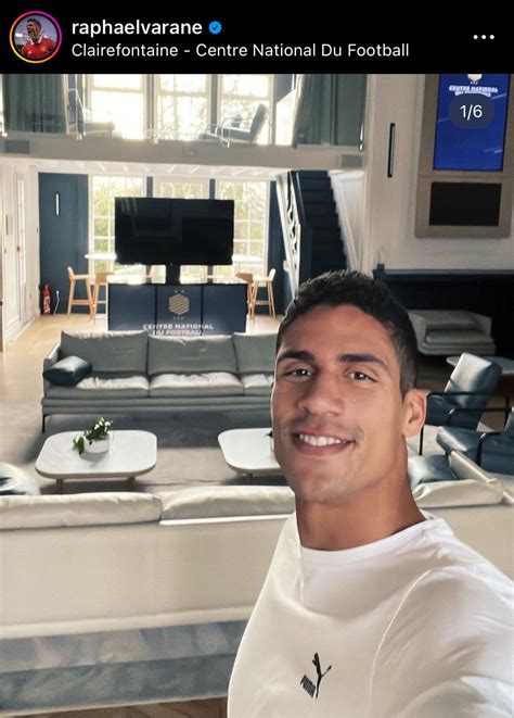 Instant Foot on Twitter Le message rassurant de Raphaël Varane sur