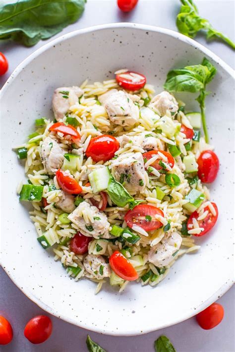 Chicken Orzo Salad Recipe Easy Pasta Salad Averie Cooks