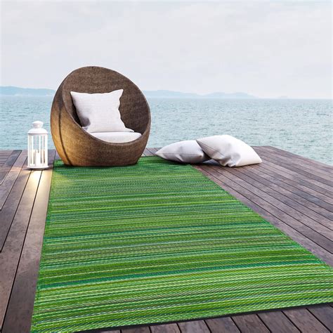 Fab Hab Outdoor Rug Waterproof Fade Resistant Reversible Premium