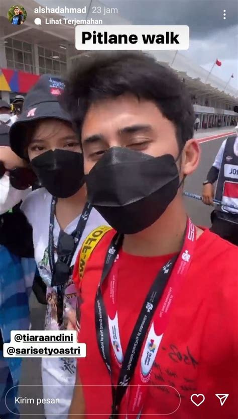 Tiara Andini Nemenin Alshad Ahmad Nonton Motogp Sampai Ketiduran