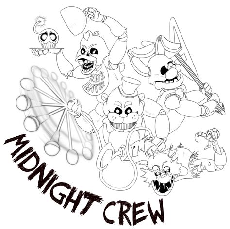 Fnaf Foxy Coloring Pages At Free Printable Colorings