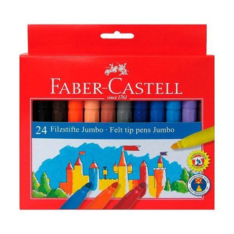 Faber Castell Estuche Con 24 Rotuladores Escolares