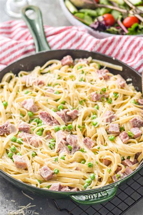 Ham And Pea Pasta Simple Joy