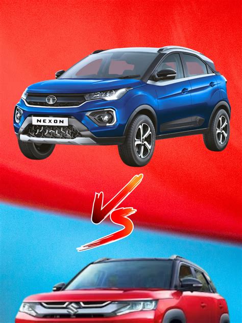 Tata Nexon Vs Maruti Brezza Petrol Sub M Suv Battle Times Now