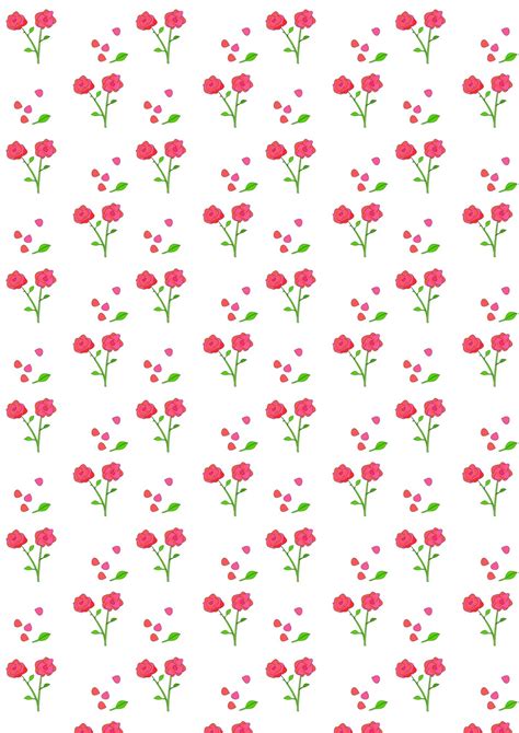 Free digital rose scrapbooking paper - ausdruckbares Geschenkpapier ...