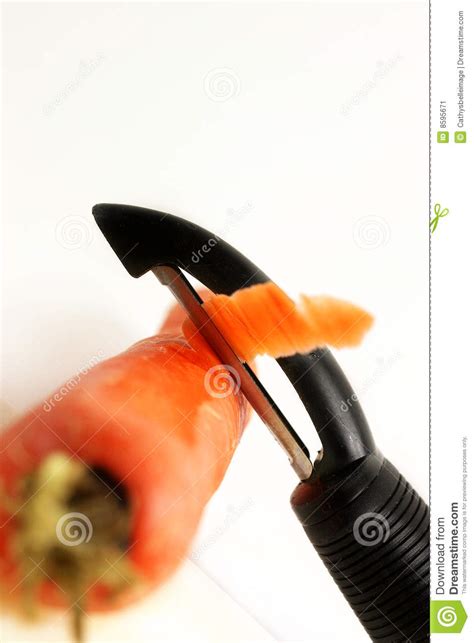 Peeling carrots stock image. Image of fibers, peeled, orange - 8595671