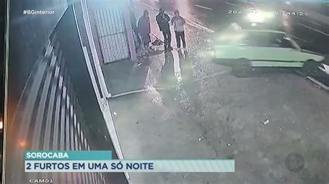 C Meras Flagram Dois Furtos Na Mesma Rua Em Sorocaba Youtube