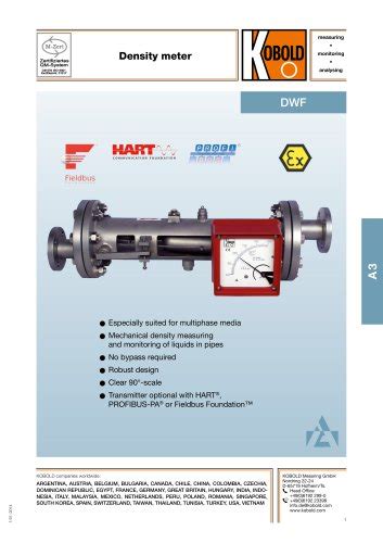Tutti I Cataloghi E Le Schede Tecniche KOBOLD INSTRUMENTATION