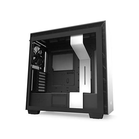 Nzxt H710 Mid Tower Gaming Pc Case Black White Redtech Computers