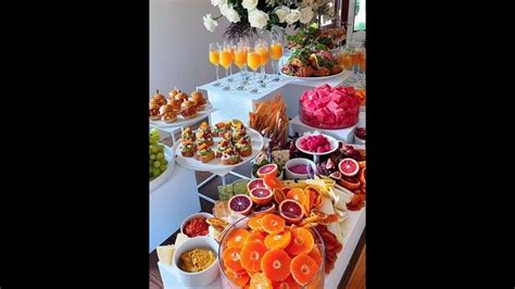 Wedding Appetizer Buffet Table Decorating Ideas Shorts Youtube