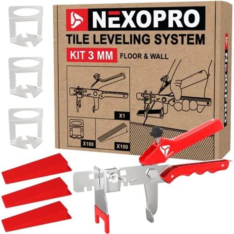 Nexopro Kit De Nivellement Pour Carrelage Croisillons Mm