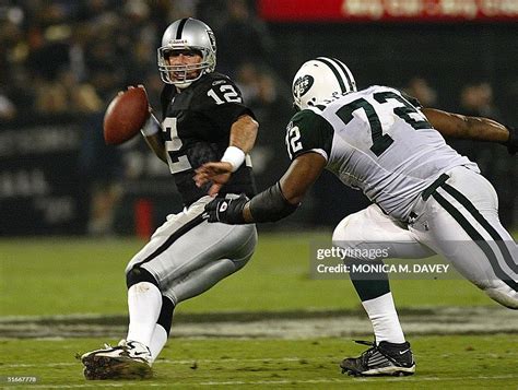 Oakland Raiders Quarterback Rich Gannon Slips While Trying To News Photo Getty Images