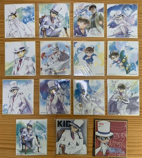 名探偵コナン 怪盗キッド 色紙アート セット 美品 メルカリ