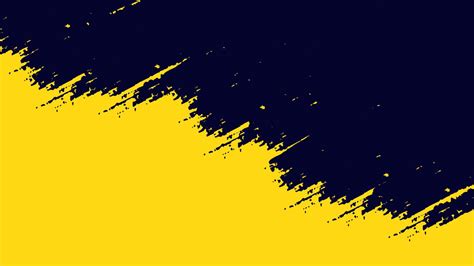 Black And Yellow Grunge Modern Thumbnail Background Vector Art