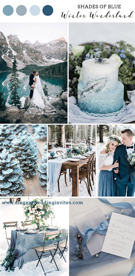 Top 10 Different Winter Wedding Colors And Themes Elegantweddinginvites