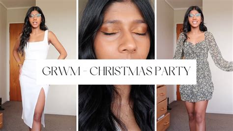 Vlogmas Grwm Christmas Party Youtube