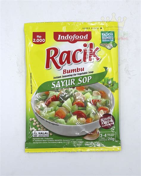 Indofood Racik Bumbu Sayur Sop G Is Not Halal Halal Check