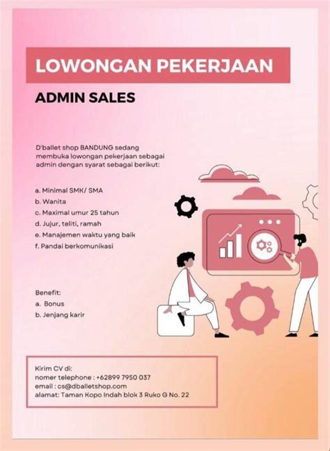 Lowongan Kerja Admin Sales Di Dballetshop LokerBandung Id