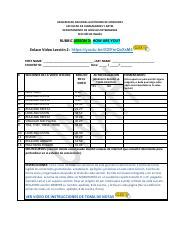 LESSON 9 GUIA TOMA DE NOTAS pdf UNIVERSIDAD NACIONAL AUTÓNOMA DE