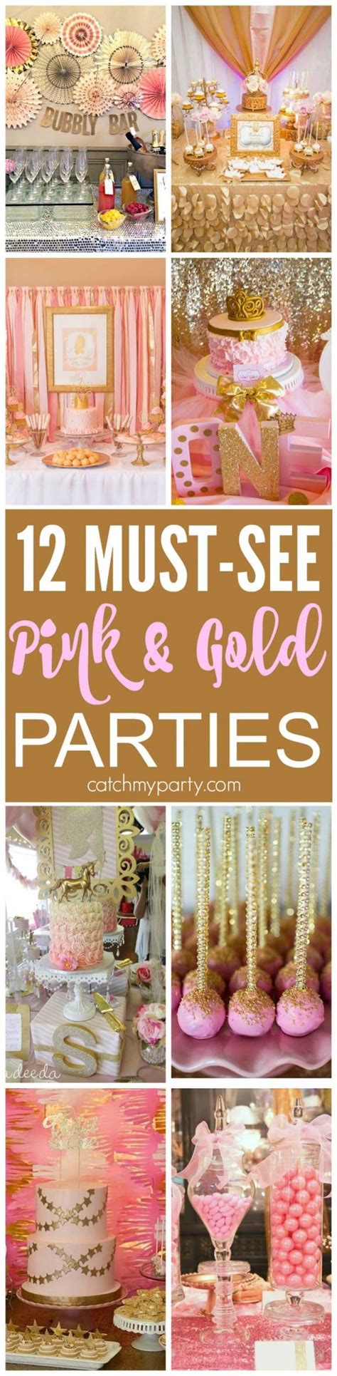 12 Must See Pink And Gold Parties Catch My Party