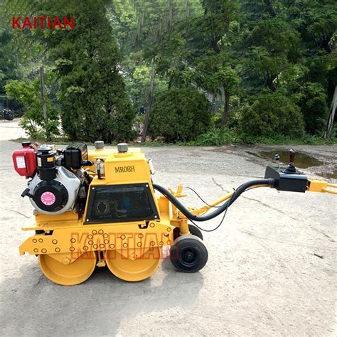 Construction Machinery 800kg Road Roller Articulated Double Drum