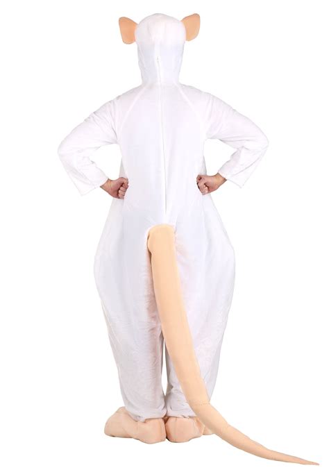 Albino Rat Costume For Adults