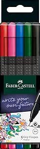 Faber Castell Grip Finepen 151604 Fineliner Basic With Metal Fineliner