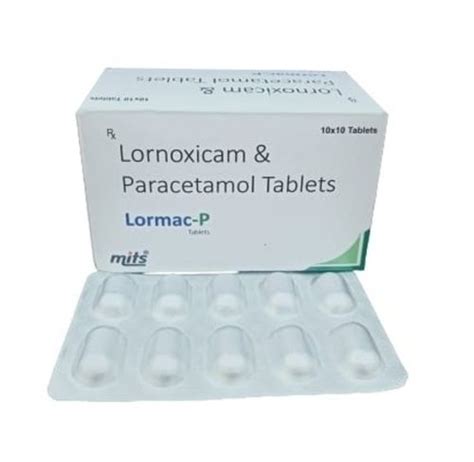 Lornoxicam And Paracetamol Tablets At 865 00 INR In Panchkula Mits