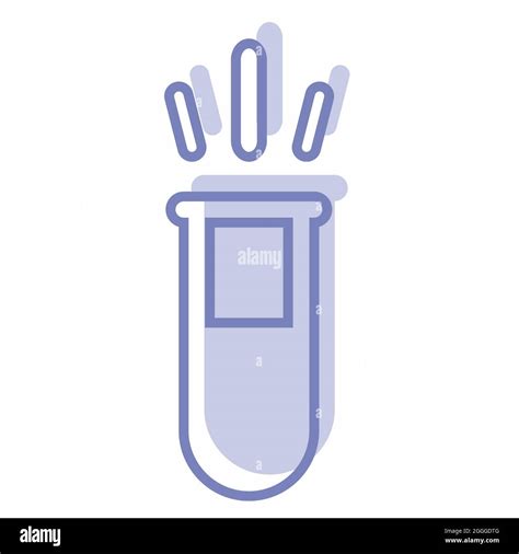 Icon Vector Of Vials Two Tone Style Simple Illustration Editable