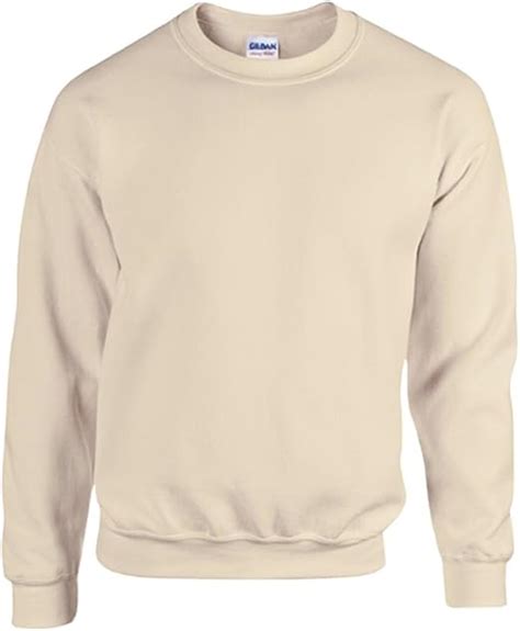 Gildan Heavy Blend Erwachsenen Crewneck Sweatshirt 18000 Sand Xl Amazon De Bekleidung