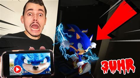 SCHAUE Niemals SONIC THE HEDGEHOG 2 FILM Um 3 UHR NACHTS CHALLENGE