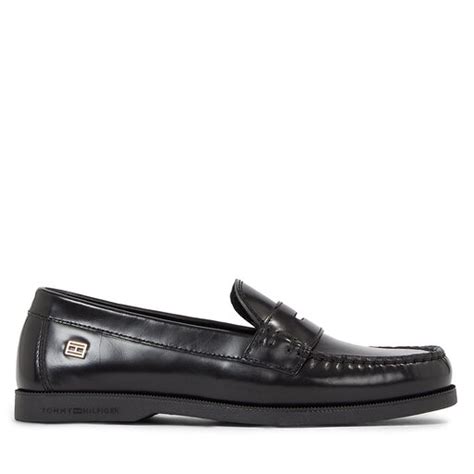 Mocassini Tommy Hilfiger Tommy Essential Moccassin FW0FW07513 Nero