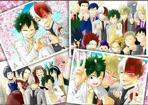 Tododeku Manga Todoroki Shoto X Midoriya Izuku Happy Wedding