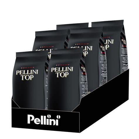 Pellini Top Café en Grains 100 Arabica Notes Fumées Caramel 6 kg