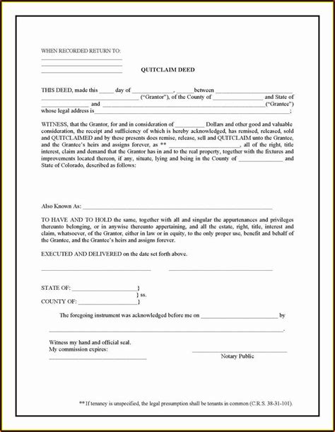 Indiana Quit Claim Deed Forms Form Resume Examples Ojyqwjq2zl