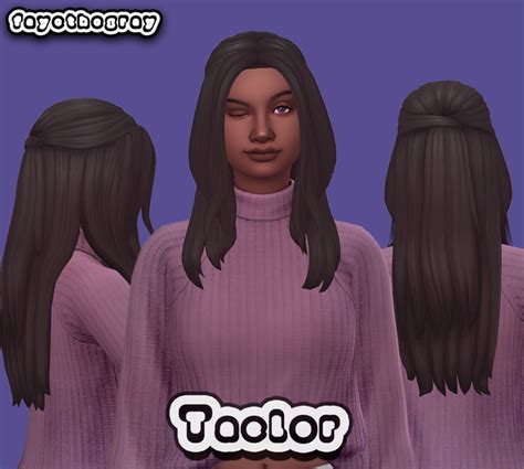 Taelor A Maxis Match Hairstyle Fayethegray Sims Hair Maxis Match