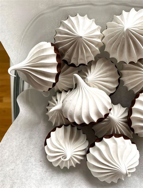 Chocolate Dipped Meringue Cookies Sarah Kieffer