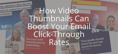 How Video Thumbnails Can Boost Your Email Click-Through Rates | Sannah ...