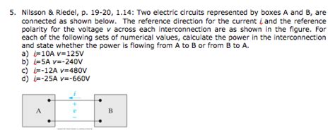 Solved Nilsson Riedel P Two Electric Chegg