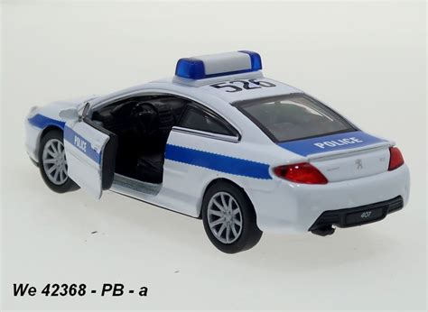 Welly 1 34 39 Peugeot Coupé 407 Police code Welly 42368PB modely