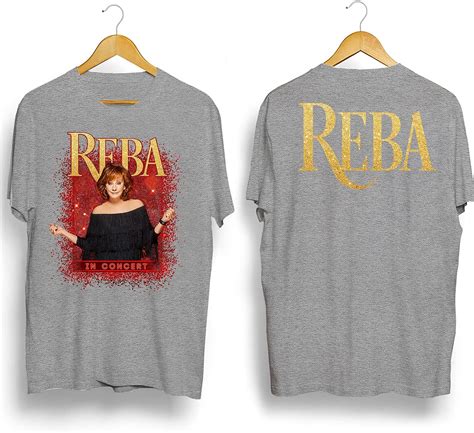 Reba Mcentire Live In Concert Shirt 2023 Double Sided T Shirts Reba