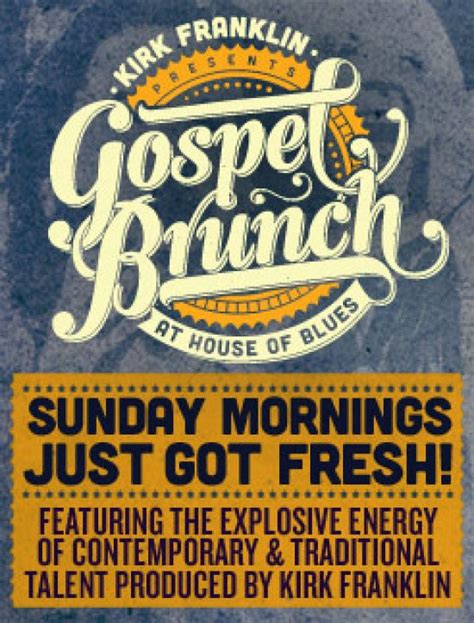 House Of Blues Gospel Brunch Adult Voucher